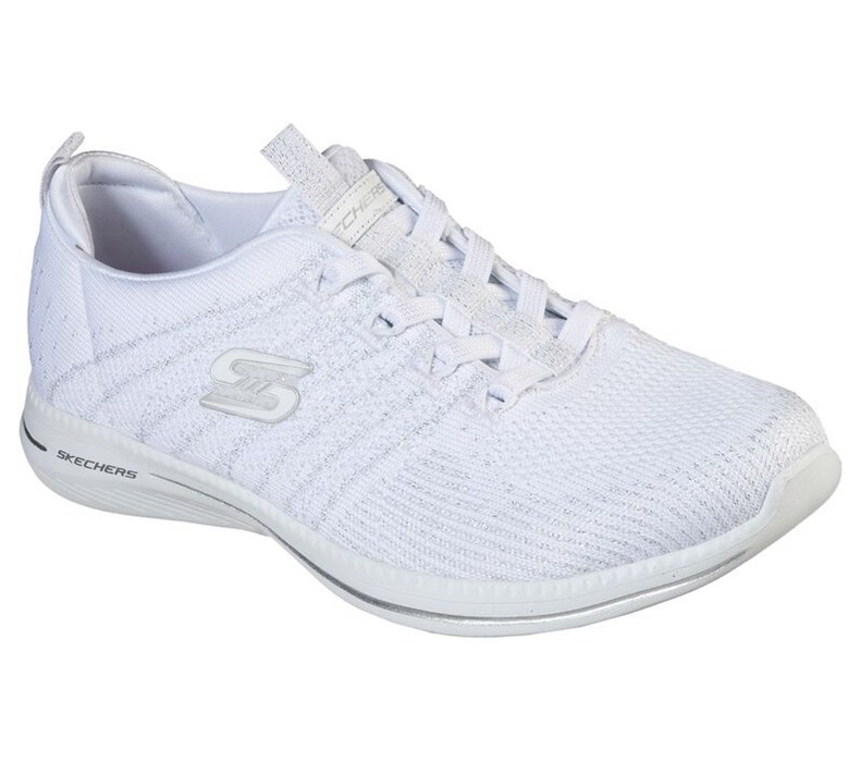 Skechers Dam Vita/Silver Slip On - City Pro - Glow On - Sverige (SXLCW-2054)
